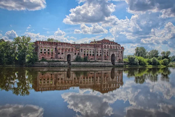 Ruins Xix Century Granary Narew River Burned Bombing Beginning Second — Stock Photo, Image