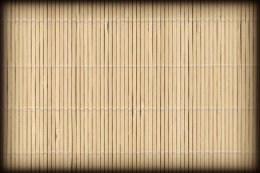 Bambu yer Mat rustik çıtalı kaba Vignette doku titreşimli