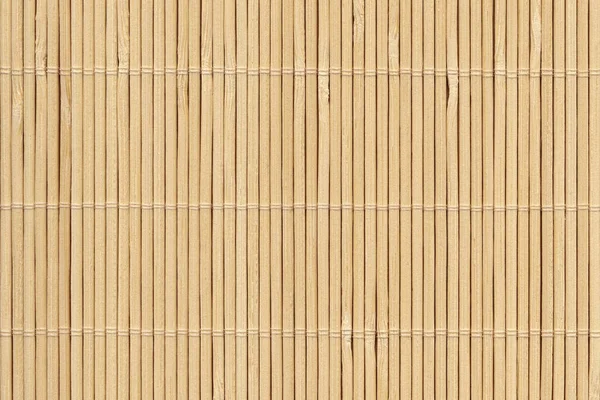 Bamboo Place Mat Rustic Slatted Interlaced Coarse Texture — Stok Foto