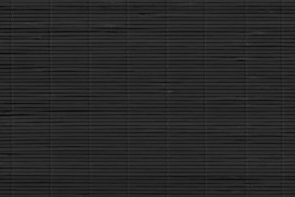 黒い竹の場所マット素朴なスラットが粗いテクスチャをインター レース — ストック写真