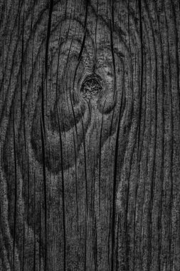 Çürük kırık düğümlü kaba Pinewood Floorboard Grunge yüzey doku detay siyah eski yıpranmış