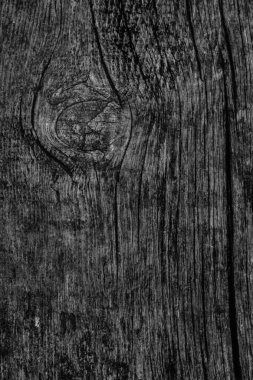 Çürük kırık düğümlü kaba Pinewood Floorboard Grunge yüzey doku detay siyah eski yıpranmış