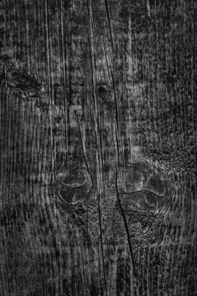 Black Old Weathered Rotten Cracked Knotted Rough Pinewood Floorboard Grunge Surface Texture Detail