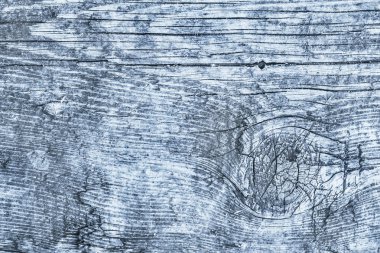 Mavi eski berbat kırık düğümlü kaba Pinewood Floorboard Grunge yüzey doku detay yıpranmış