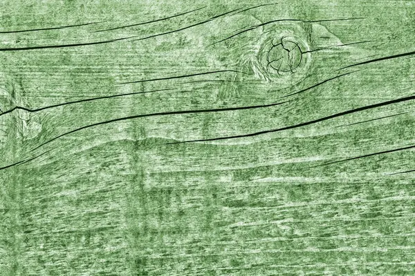 Yeşil eski yıpranmış düğümlü çam ahşap döşemeler Grunge doku detay kırık