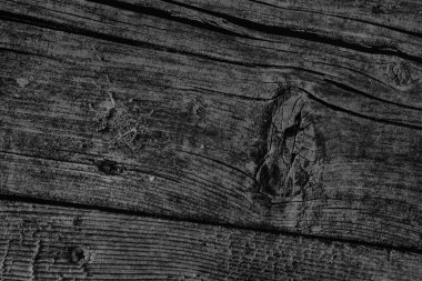 Rusty Phillips vida ile siyah eski yıpranmış kırık düğümlü çam ahşap döşemeler ayrıntı gömülü