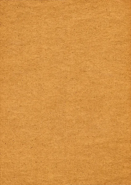 Reciclar marrón claro Kraft rayas de papel grueso grano arrugado grunge textura muestra — Foto de Stock