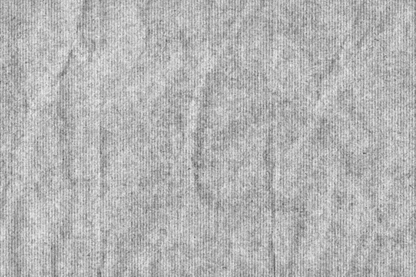Gray Striped Recycle Kraft Paper Coarse Crumpled Grunge Texture — Stock Photo, Image