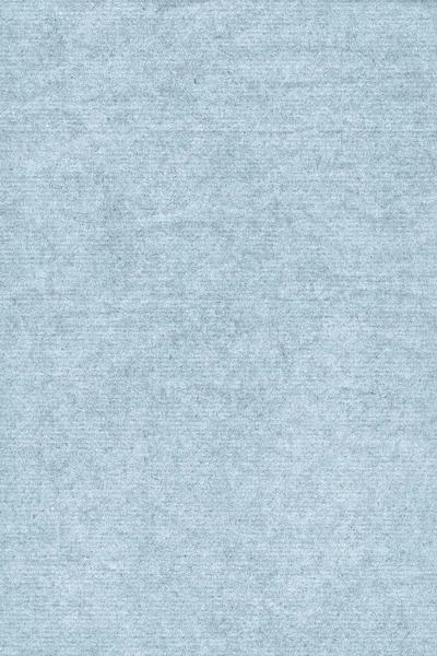 Textura de grunge arrugada gruesa de papel Kraft de reciclaje de rayas azul claro — Foto de Stock