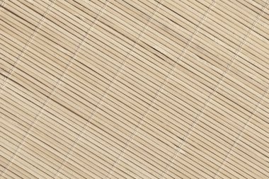 Yüksek Çözünürlüklü Bambu Place Mat Rustik Slatted Interlaced Kaba Tahıl Arka Plan Doku