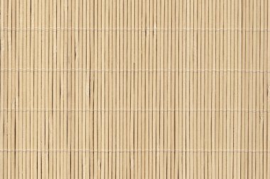 Yüksek Çözünürlüklü Bambu Place Mat Rustik Slatted Interlaced Kaba Tahıl Arka Plan Doku
