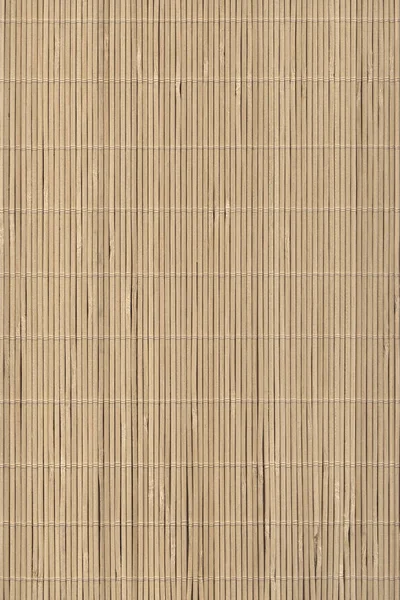 Resolusi Tinggi Bambu Place Mat Rustic Slatted Interlaced Coarse Grain Latar Belakang Tekstur — Stok Foto