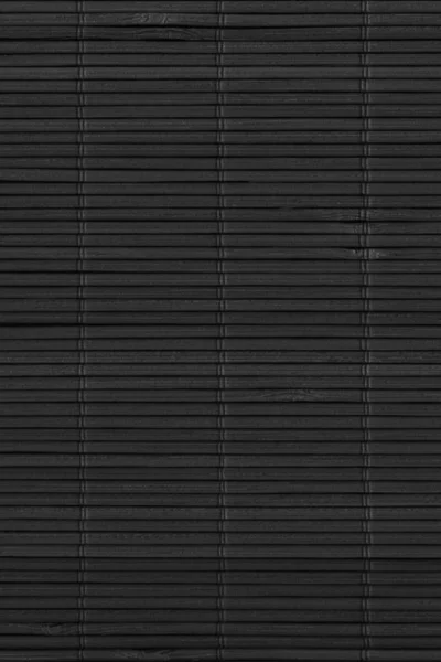 High Resolution Charcoal Black Bamboo Place Mat Rustic Slatted Interlaced Coarse Background Texture