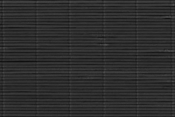 고해상도 숯 블랙 대나무 장소 매트 소박한 슬레이트 인터레이스 거친 배경 질감 — 스톡 사진