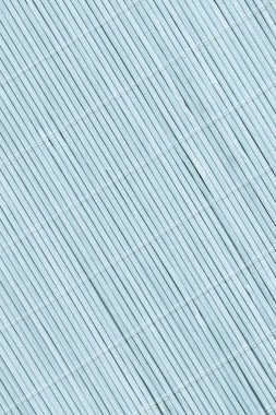 Yüksek Çözünürlüklü Soluk Mavi Bambu Place Mat Rustik Slatted Interlaced Kaba Arka Plan Doku