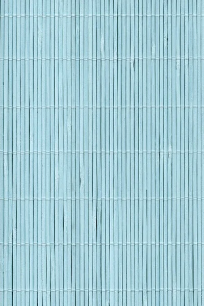 Alta resolución azul pálido bambú lugar estera rústico laminado entrelazado grueso fondo textura —  Fotos de Stock