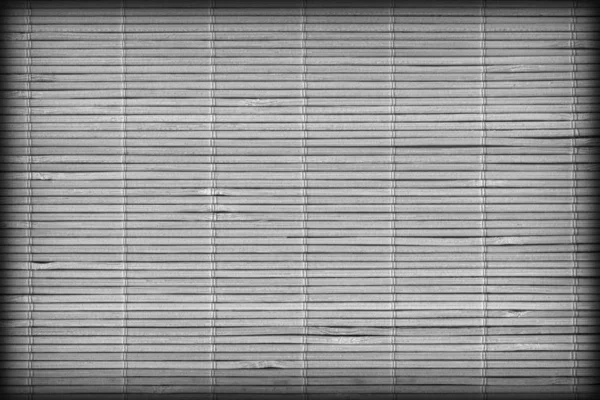 Estera de bambú gris de alta resolución con listones rústicos entrelazados —  Fotos de Stock