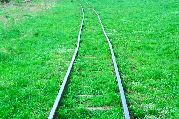 古い狭いゲージの鉄道 — ストック写真