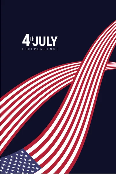 arka planda bayrak sallayarak Amerikan Abd haritası, Amerika Birleşik Devletleri, yıldızlar ve çizgiler. Bağımsızlık günü 4 Temmuz