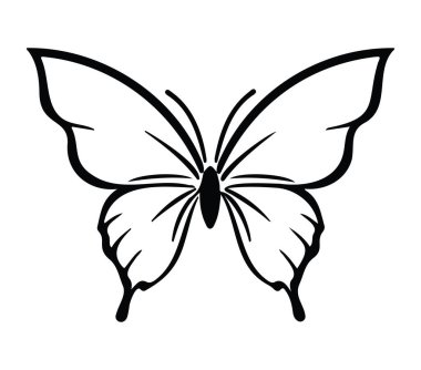 Sanatsal Projeler için Zarif Kelebek Tasarımı