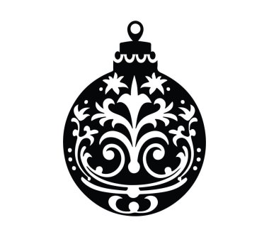 Çiçek Tasarımı ile Siyah ve Beyaz Noel Süslemesi