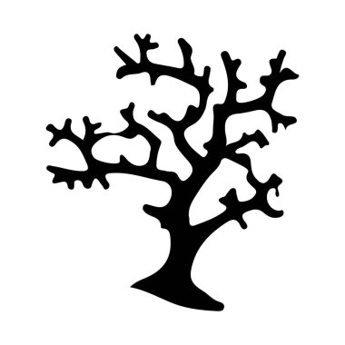 Sanatsal Siyah Tasarımda Mercan Resifi Yapısının Benzersiz Silueti