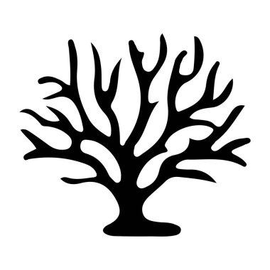 Sualtı Ortamı İçin Mercan Resifi Yapısı Zarif Silueti