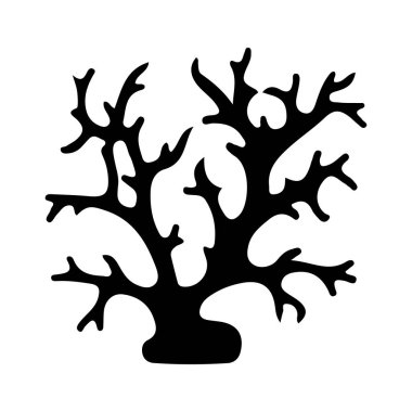 Mercan Resifi 'nin Zarif Silueti Deniz Yaşamı ve Okyanus Teması Tasarımı