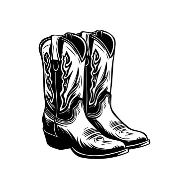 Batı Moda Aşıkları İçin Klasik Kovboy Çizmeleri Şık Tasarım