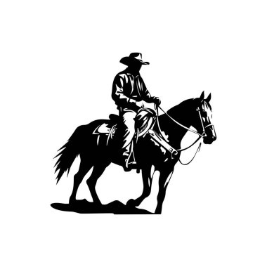 Siluette 'de Kovboy Ata Biniyor Tasarıma Karşı
