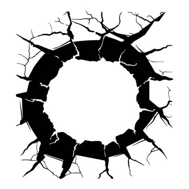 Çatlamış Çerçeve Çerçevesi Hasar ve Kırık Şekilleriyle