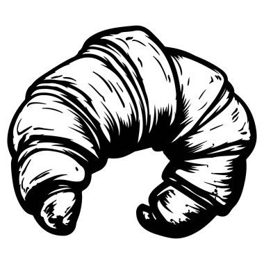 Siyah ve Beyaz Tasarımlı Klasik Kruvasan 'ın Detaylı Resimleri