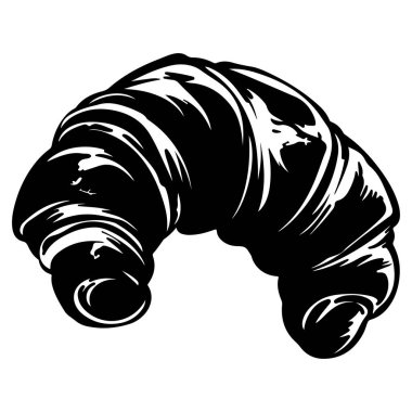 Mutfak Tasarımı Projeleri için Siyah ve Beyaz Kruvasan Tasarımı