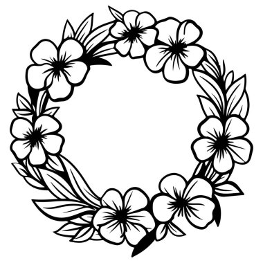 Zarif Yapraklar ve Yaratıcı Projeler ve Dekorasyonlar İçin Çiçek Tasarımı