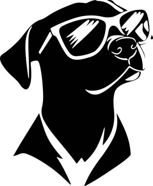 Güneş Gözlüklü Havalı Köpek ve Modern Tasarımda Evcil Hayvanların Neşeli Ruhunu Gösteriyor