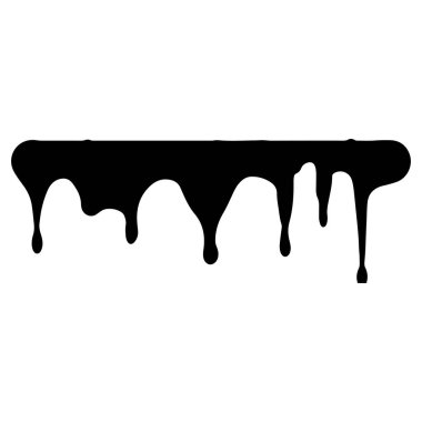 Yaratıcı Tasarım Projeleri ve Sanatsal Kullanım için Siyah Damlayan Resimler