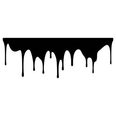 Damlayan Siyah Boya Yaratıcı Tasarım Projeleri için Sanatsal ve Soyut Görüntü Oluşturuyor