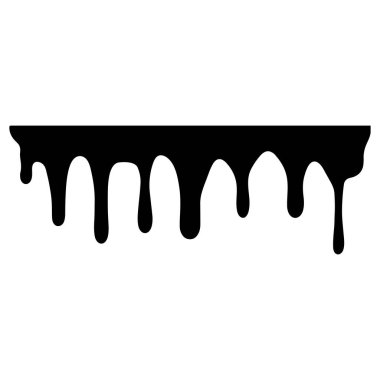 Yaratıcı Tasarım ve Sanatsal Uygulamalar için Siyah Damlayan Boya Dokusu