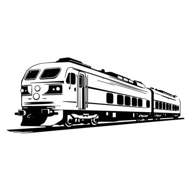 Klasik Çizgiler ve Ulaşım ve Seyahat Temaları İçin Pürüzsüz Tasarımlı Klasik Tren Resimleri