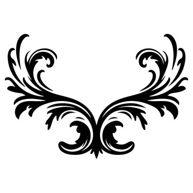 Sanatsal ve Yaratıcı Projeler İçin Dekoratif Elementlerle Zarif Çiçek Girdap Tasarımı