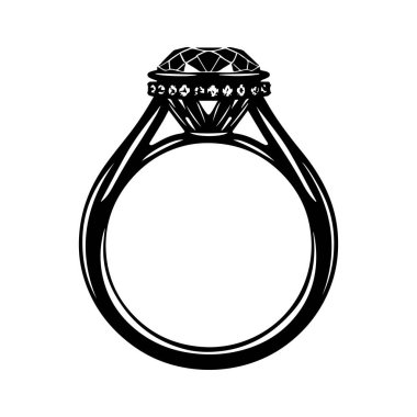 Klasik Ayarlı ve Güzel Shank Detaylı Zarif Elmas Nişan Yüzüğü Tasarımı