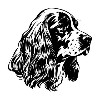 Akan Kürklü ve Tek Renkli Gözlü Bir Köpek Başının Detaylı Resimleri