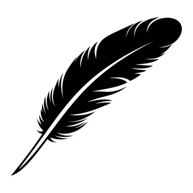 Zarif Siyah Tüy Sanatsal ve Yaratıcı Projeler ve Tasarımlar İçin Kusursuz