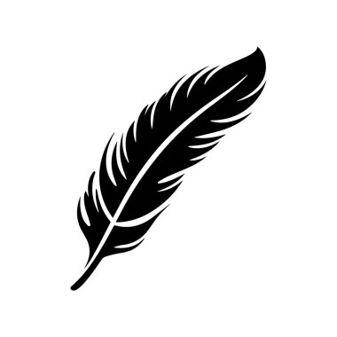 Zarif Siyah Tüy Sanatsal ve Yaratıcı Tasarım Konseptleri İçin İzole Edildi