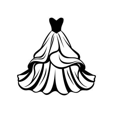 Zengin Drapery ve Klasik Strapless Design ile Şık Gece Elbisesinin Zarif Siyah Silueti