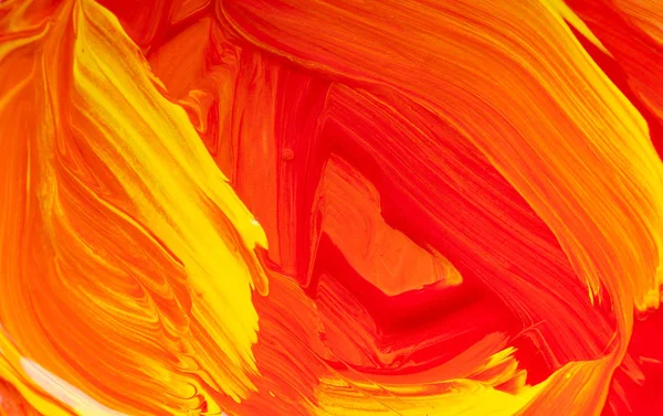 Renkli Karışımı Sanat Boya Arka Plan Sarı Kırmızı — Stok fotoğraf