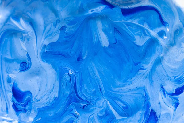 Arka plan renkli karışımı sanat boya, mavi ve beyaz