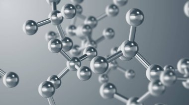 Molekül yapısı, bilimsel tıbbi arka plan 3D görüntüleme