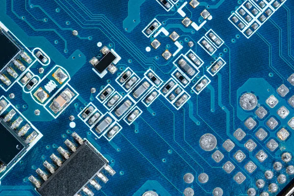 Circuit Board Computer Electronic Hardware Texture Background — Stock Photo, Image