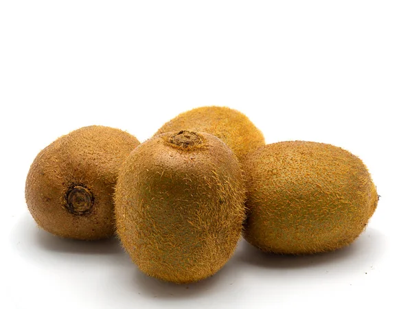 Fruto Kiwi Aislado Sobre Fondo Blanco Fruta Sana —  Fotos de Stock